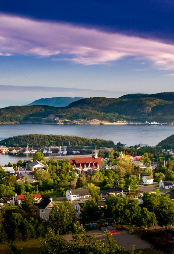 La baie de Tadoussac, Québec