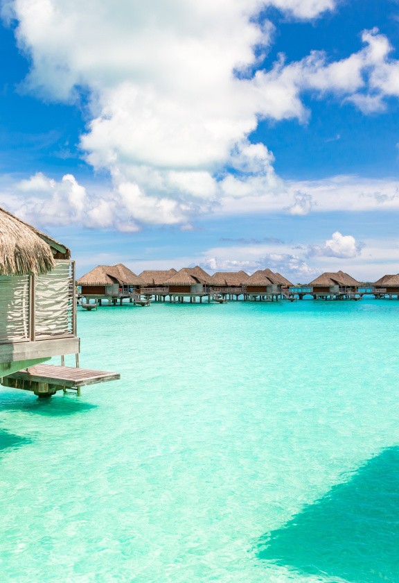 bungalows, Polynésie française