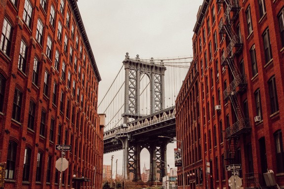 États-Unis, ville de New York, quartier Dumbo à Brooklyn