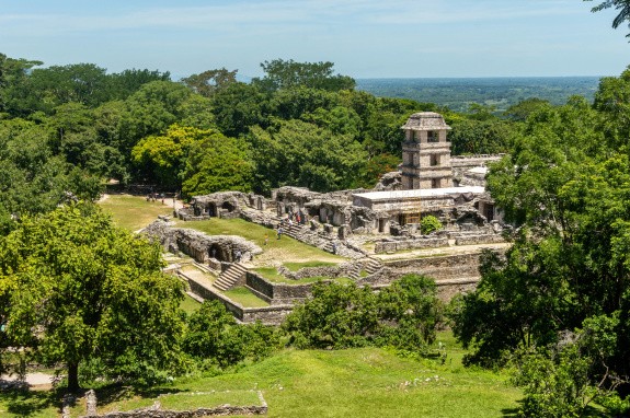 Mexique, ruines mayas de Palenque
