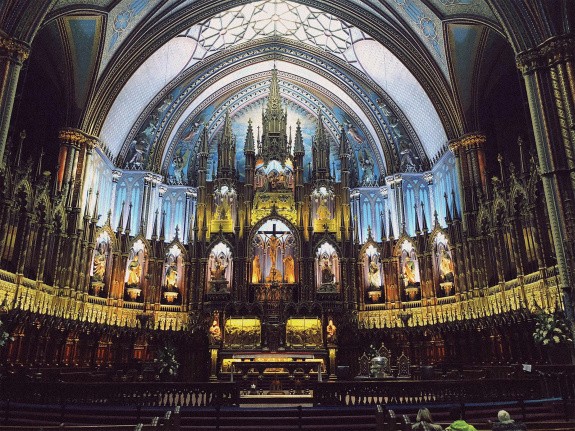 Canada, Basilique Notre-Dame de Montréal