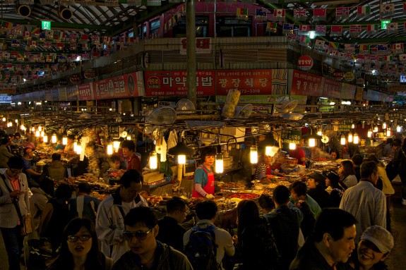 Marché, Corée du Sud