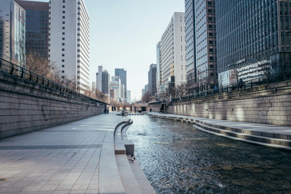 Rivière Cheonggyecheon, Corée du Sud