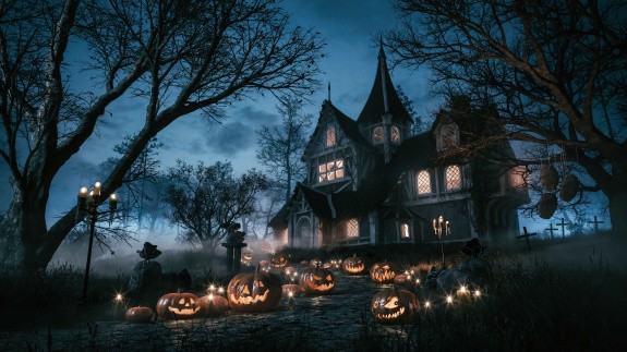 Maison hantée, Halloween