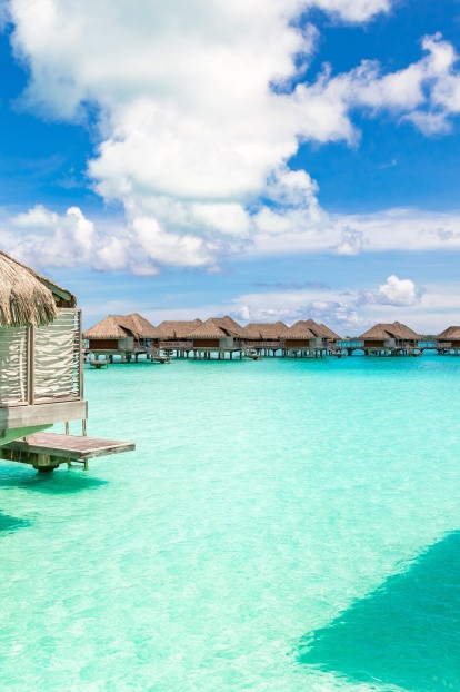 bungalows, Polynésie française