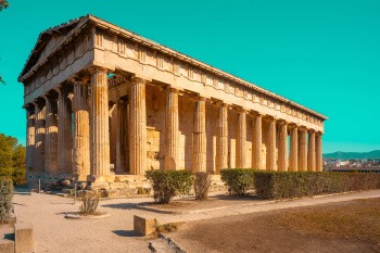 Temple antique, Athènes
